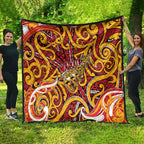 Aotearoa Waikato Tainui Quilt Maori Tribal Pattern Koru Motif
