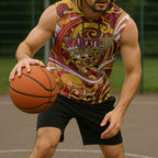 Custom Aotearoa Waikato Tainui Sleeveless Hoodie Maori Tribal Pattern Koru Motif