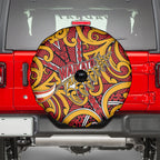 Aotearoa Waikato Tainui Spare Tire Cover Maori Tribal Pattern Koru Motif