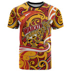 Custom Aotearoa Waikato Tainui T Shirt Maori Tribal Pattern Koru Motif