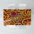 Aotearoa Waikato Tainui Tablecloth Maori Tribal Pattern Koru Motif