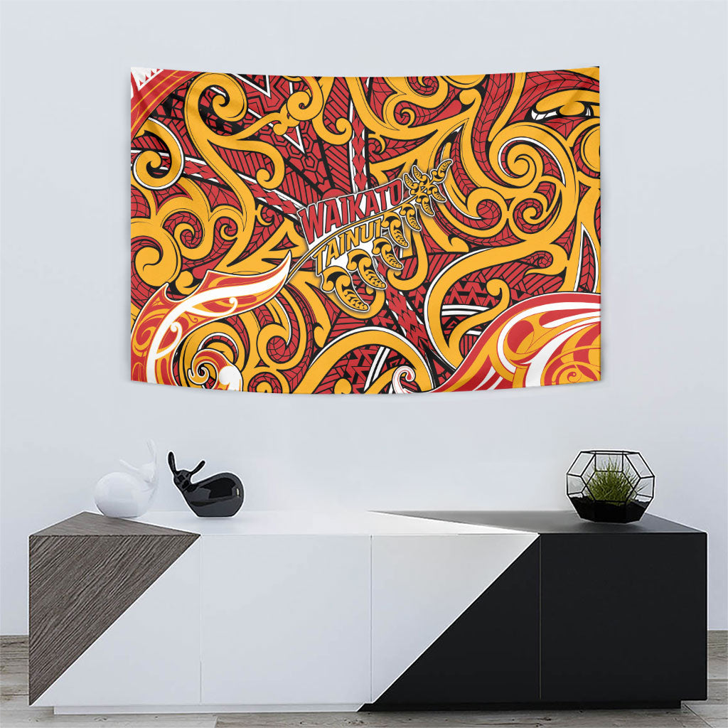 Aotearoa Waikato Tainui Tapestry Maori Tribal Pattern Koru Motif