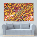 Aotearoa Waikato Tainui Tapestry Maori Tribal Pattern Koru Motif