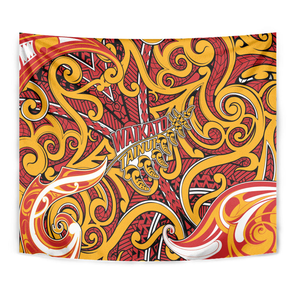 Aotearoa Waikato Tainui Tapestry Maori Tribal Pattern Koru Motif