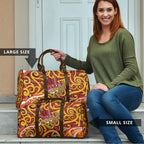 Aotearoa Waikato Tainui Travel Bag Maori Tribal Pattern Koru Motif