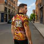 Custom Aotearoa Waikato Tainui Zipper Polo Shirt Maori Tribal Pattern Koru Motif