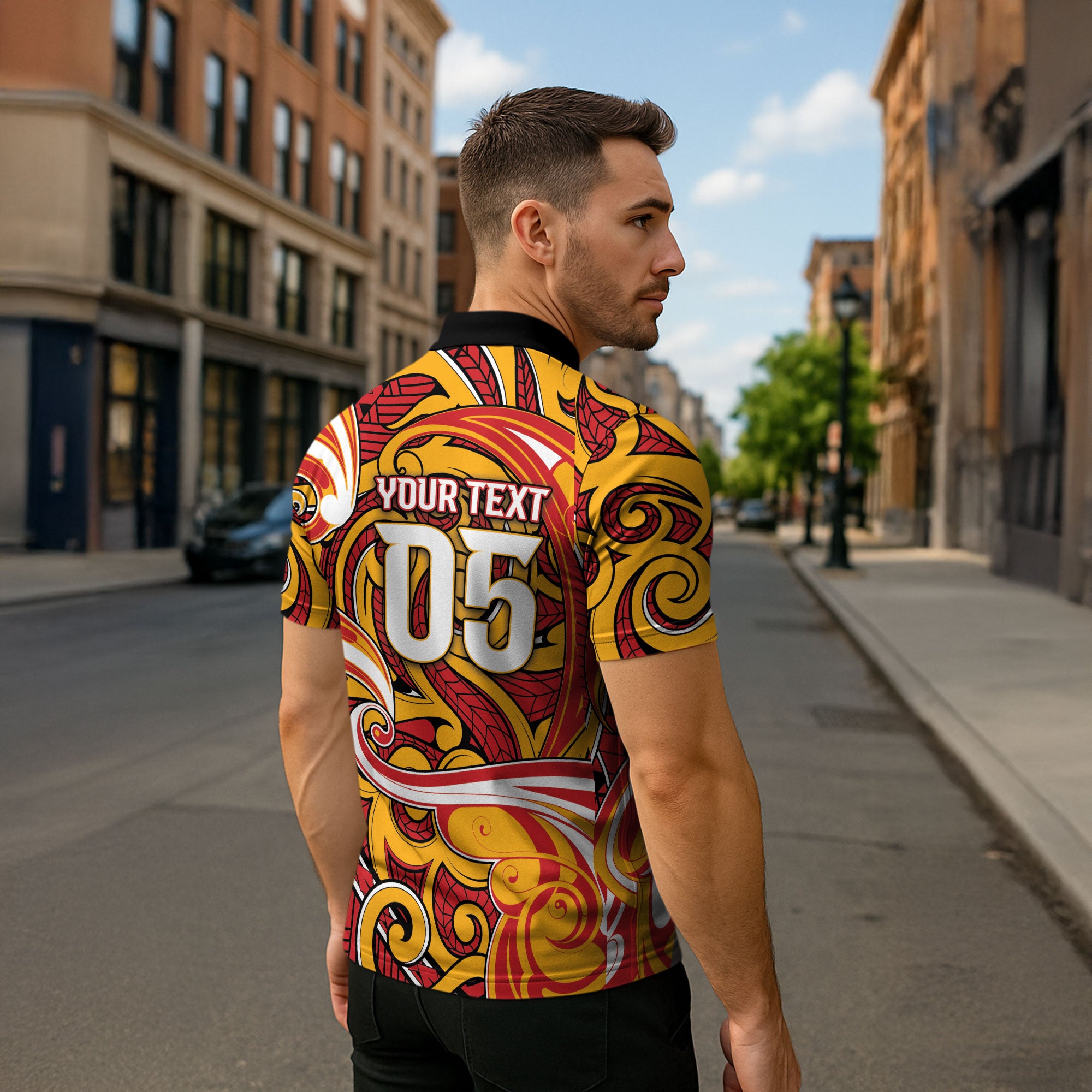 Custom Aotearoa Waikato Tainui Zipper Polo Shirt Maori Tribal Pattern Koru Motif