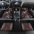 Aotearoa Christmas Car Mats Santa Riding Humpback Whale Maori Koru