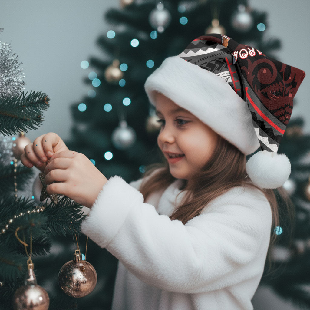 Aotearoa Christmas Santa Hat Santa Riding Humpback Whale Maori Koru