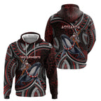 Aotearoa Christmas Hoodie Santa Riding Humpback Whale Maori Koru