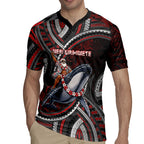 Aotearoa Christmas Rugby Jersey Santa Riding Humpback Whale Maori Koru