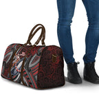 Aotearoa Christmas Travel Bag Santa Riding Humpback Whale Maori Koru