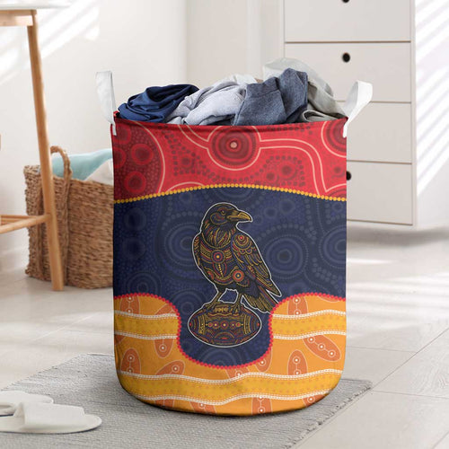 Adelaide Football Club Laundry Basket Crow Spirit Animal