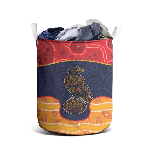 Adelaide Football Club Laundry Basket Crow Spirit Animal