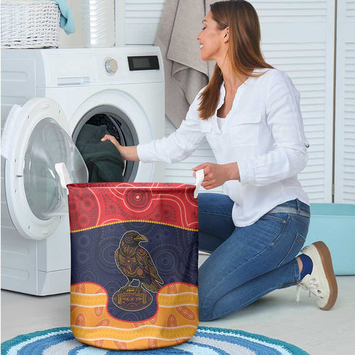 Adelaide Football Club Laundry Basket Crow Spirit Animal