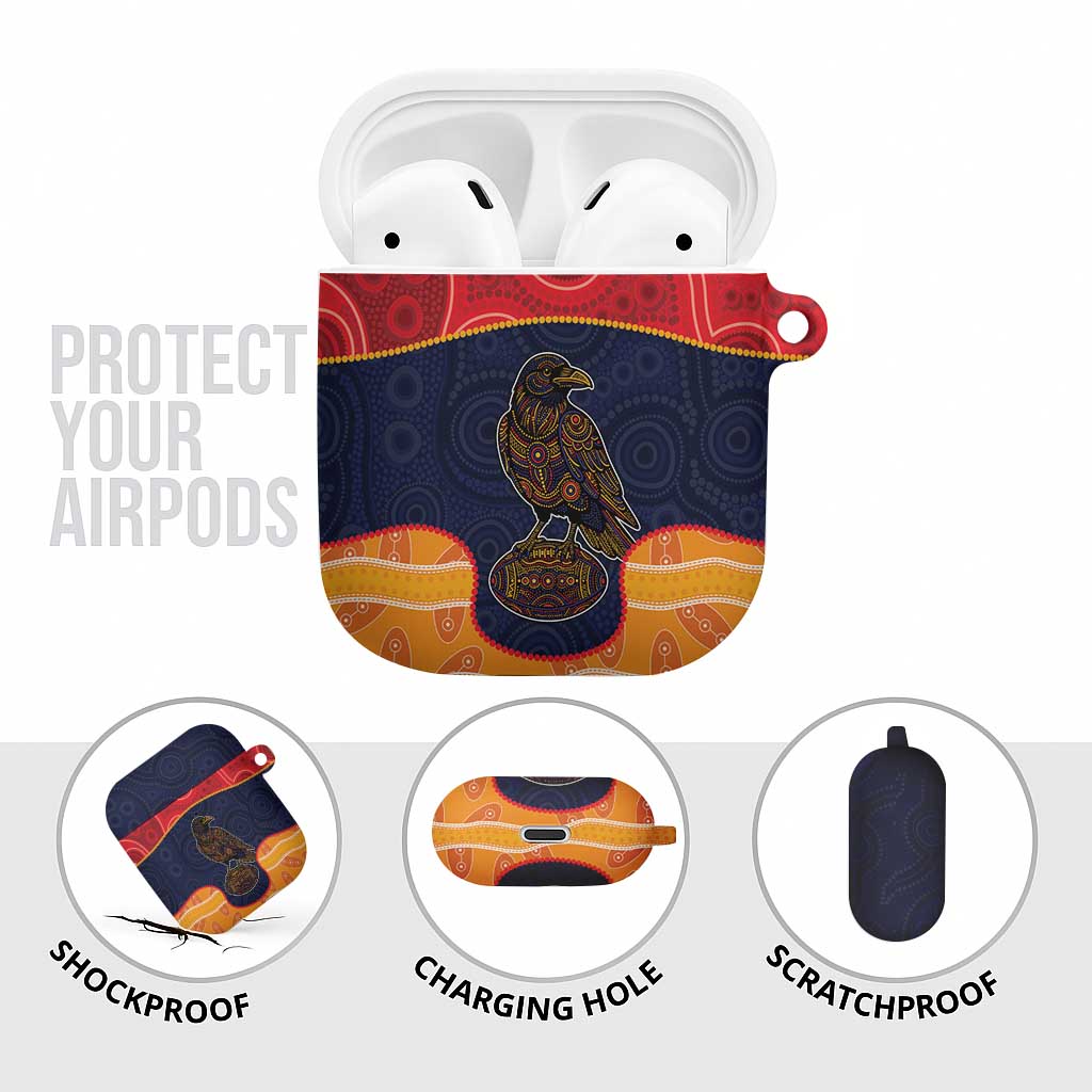 Adelaide Football Club AirPods Case Crow Spirit Animal