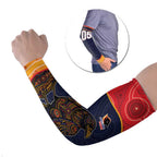 Custom Adelaide Football Club Arm Sleeves Crow Spirit Animal