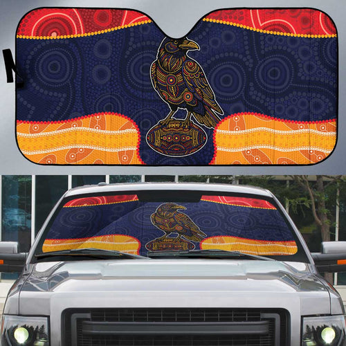 Adelaide Football Club Auto Sun Shade Crow Spirit Animal