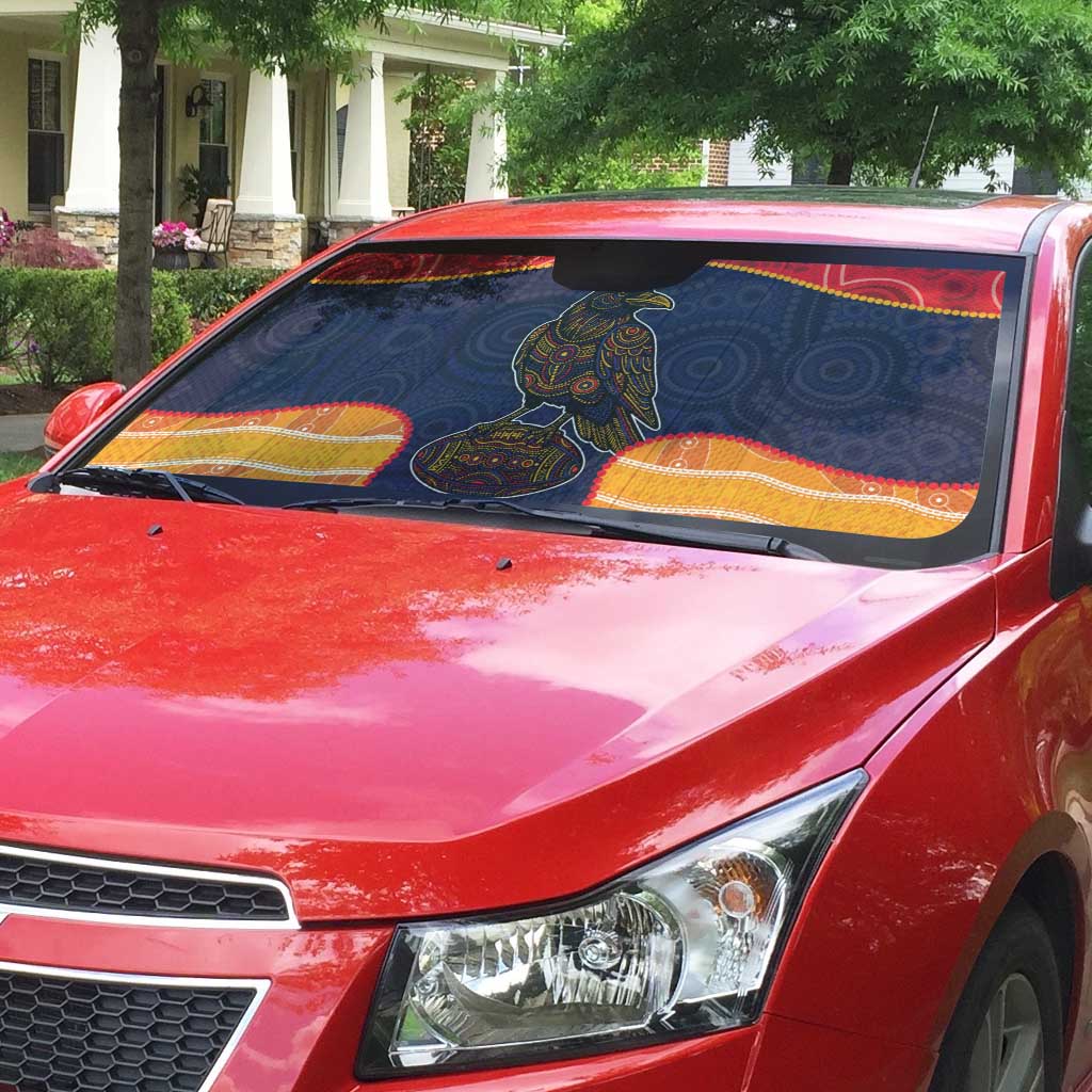 Adelaide Football Club Auto Sun Shade Crow Spirit Animal