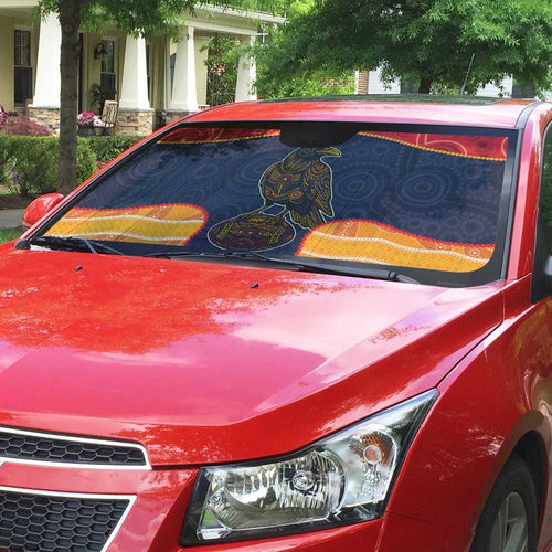 Adelaide Football Club Auto Sun Shade Crow Spirit Animal
