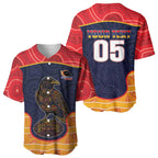 Custom Adelaide Football Club Baseball Jersey Crow Spirit Animal