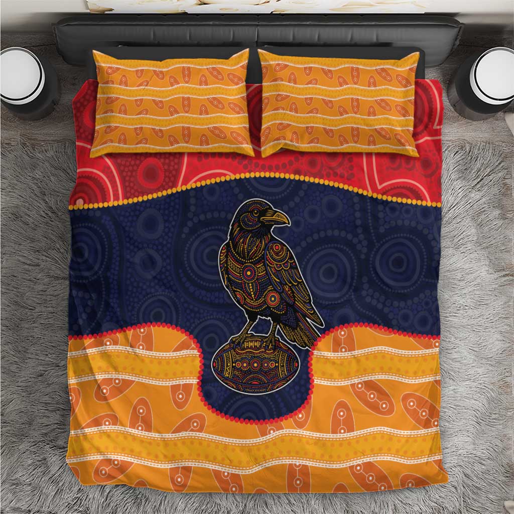 Adelaide Football Club Bedding Set Crow Spirit Animal