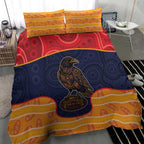 Adelaide Football Club Bedding Set Crow Spirit Animal