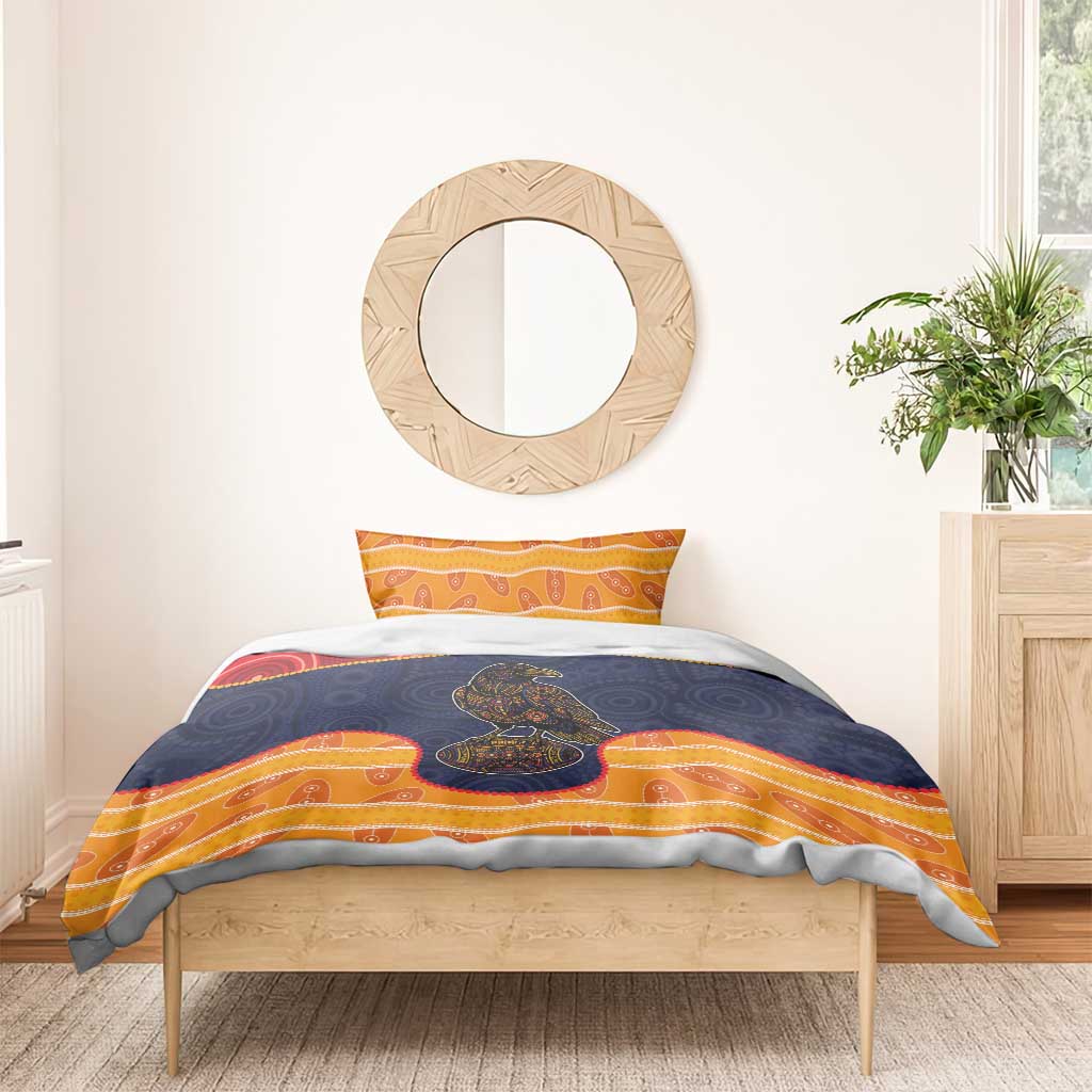 Adelaide Football Club Bedding Set Crow Spirit Animal