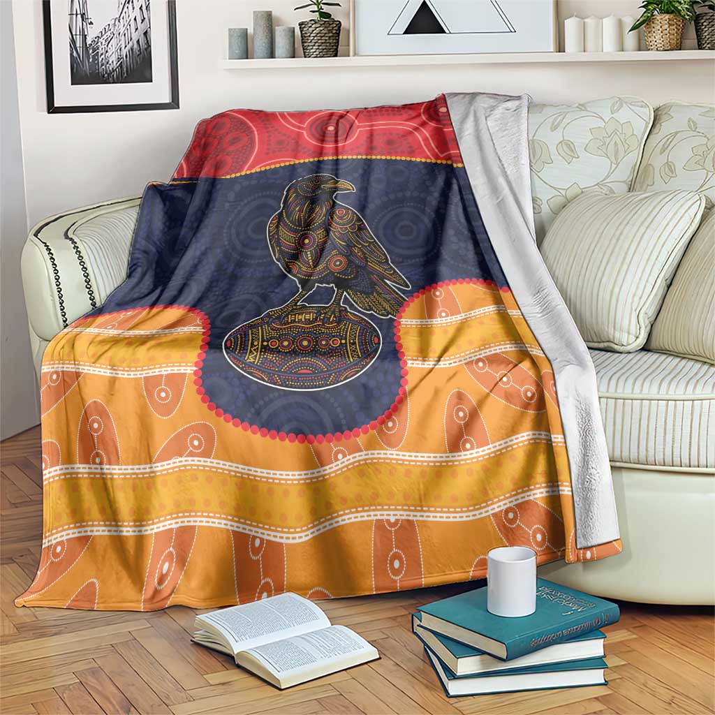 Adelaide Football Club Blanket Crow Spirit Animal