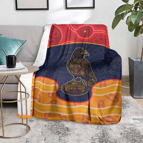 Adelaide Football Club Blanket Crow Spirit Animal