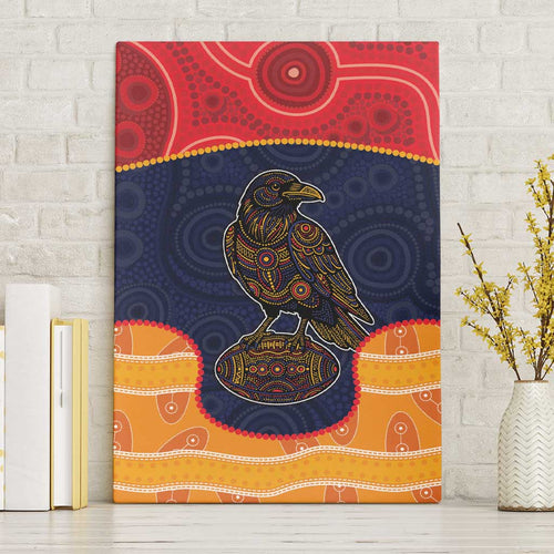 Adelaide Football Club Canvas Wall Art Crow Spirit Animal