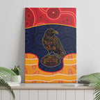 Adelaide Football Club Canvas Wall Art Crow Spirit Animal