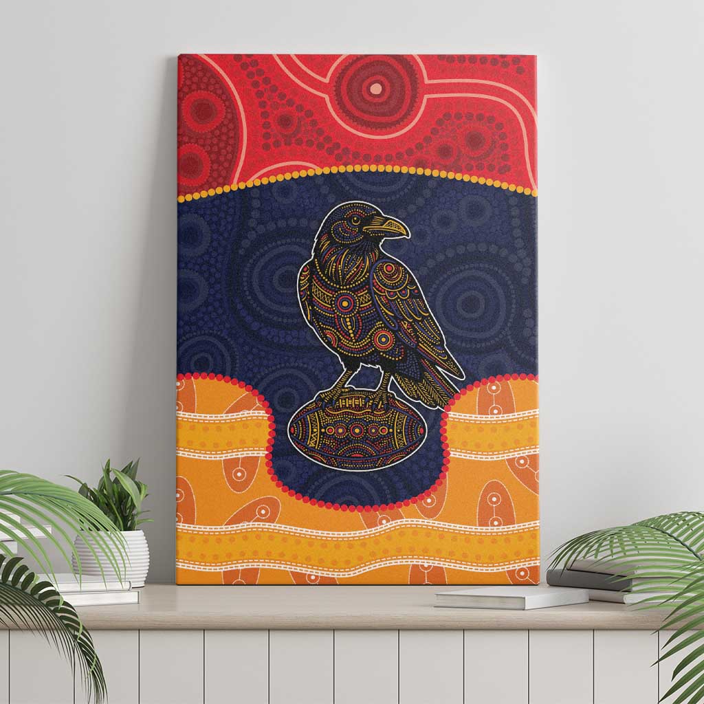 Adelaide Football Club Canvas Wall Art Crow Spirit Animal