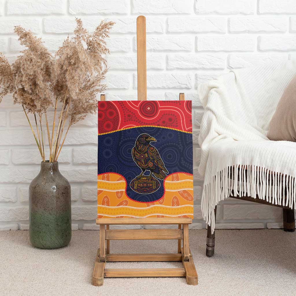 Adelaide Football Club Canvas Wall Art Crow Spirit Animal