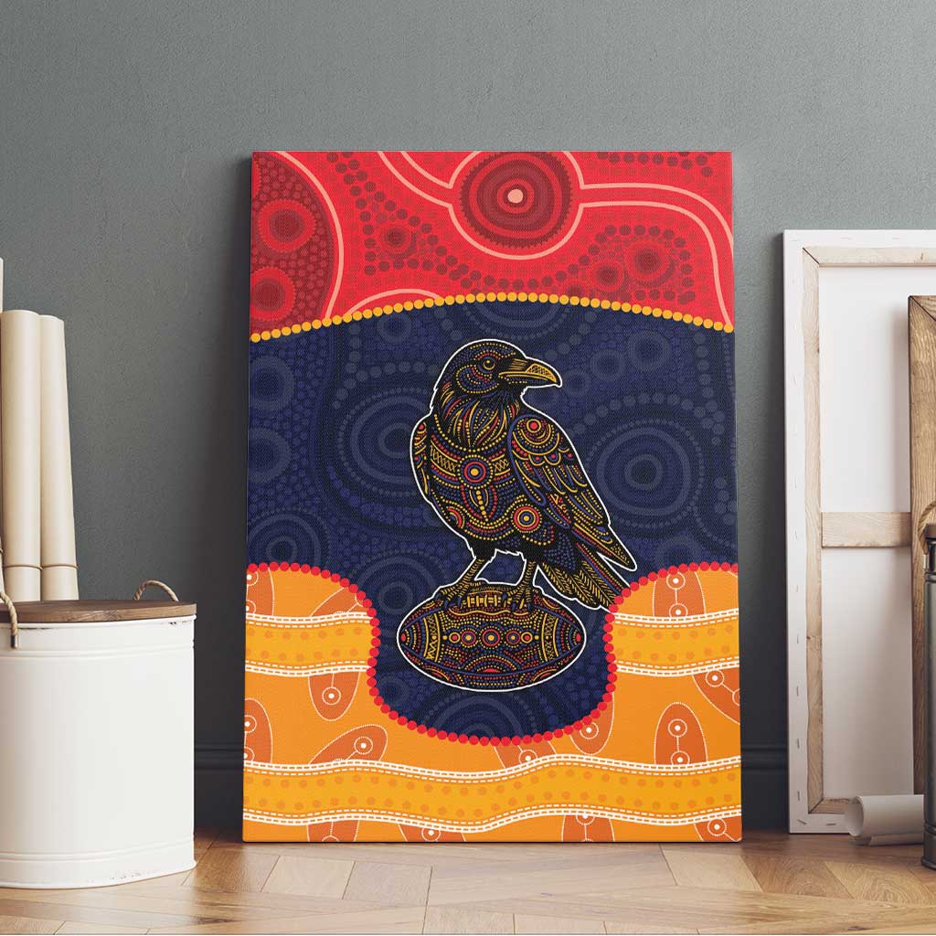 Adelaide Football Club Canvas Wall Art Crow Spirit Animal