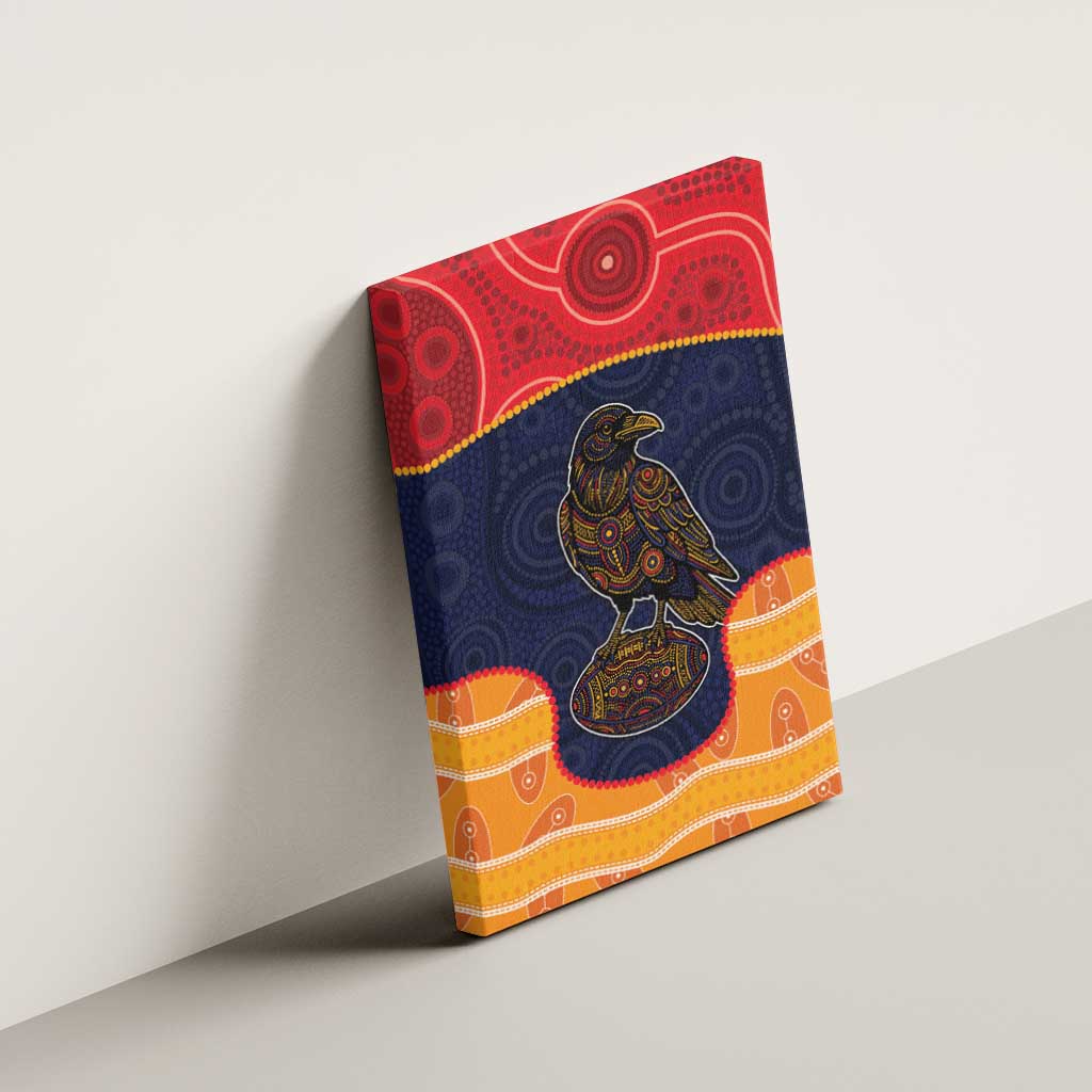 Adelaide Football Club Canvas Wall Art Crow Spirit Animal
