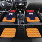 Custom Adelaide Football Club Car Mats Crow Spirit Animal