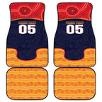 Custom Adelaide Football Club Car Mats Crow Spirit Animal