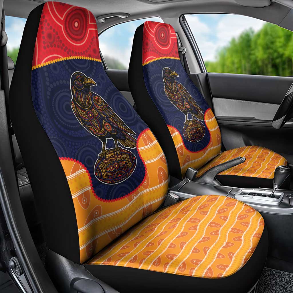 Adelaide Football Club Car Seat Cover Crow Spirit Animal