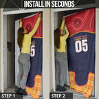 Custom Adelaide Football Club Door Cover Crow Spirit Animal