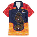 Custom Adelaide Football Club Family Matching Mermaid Dress and Hawaiian Shirt Crow Spirit Animal