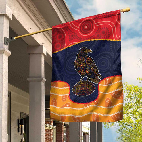 Adelaide Football Club Garden Flag Crow Spirit Animal