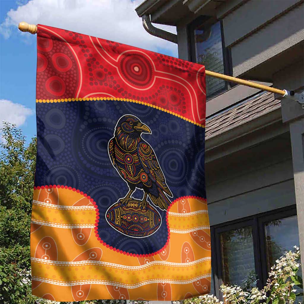 Adelaide Football Club Garden Flag Crow Spirit Animal