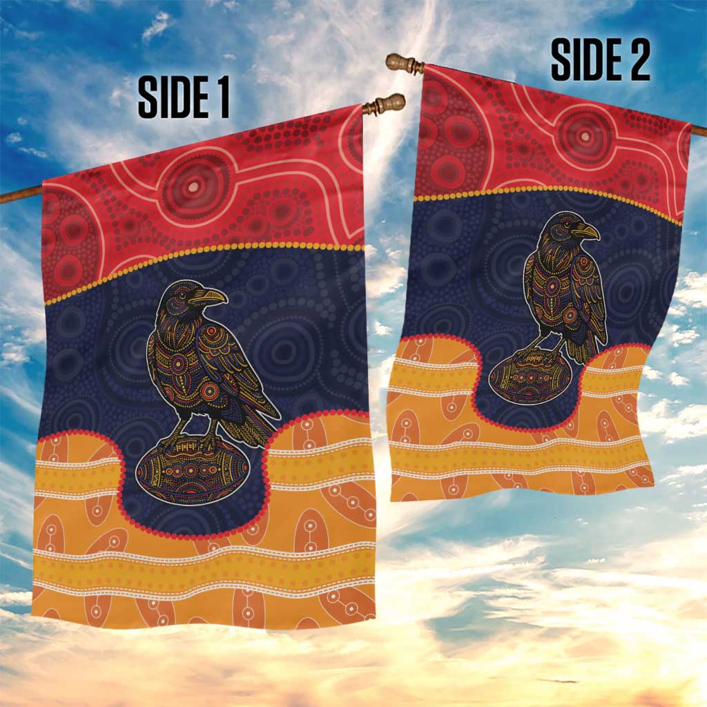 Adelaide Football Club Garden Flag Crow Spirit Animal
