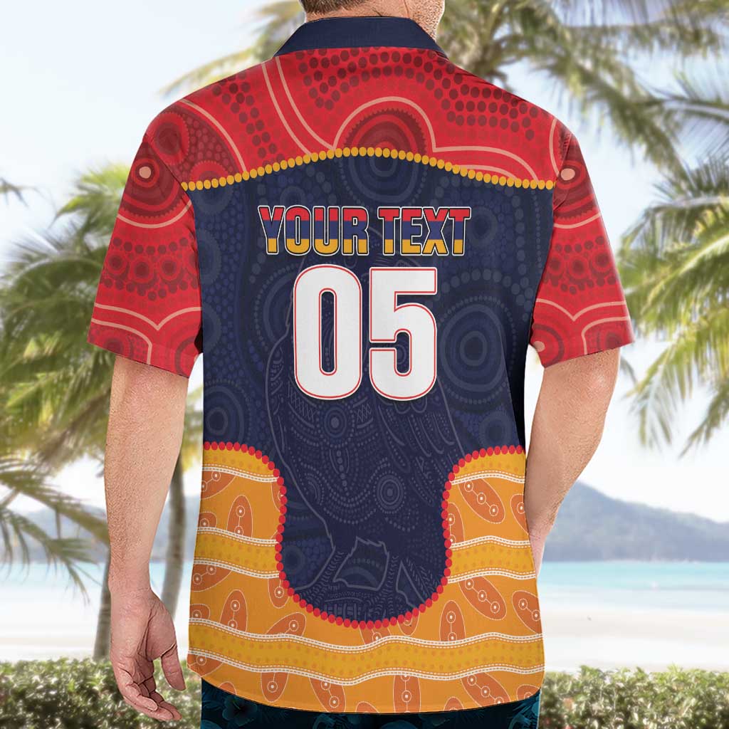 Custom Adelaide Football Club Hawaiian Shirt Crow Spirit Animal