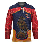 Custom Adelaide Football Club Hockey Jersey Crow Spirit Animal