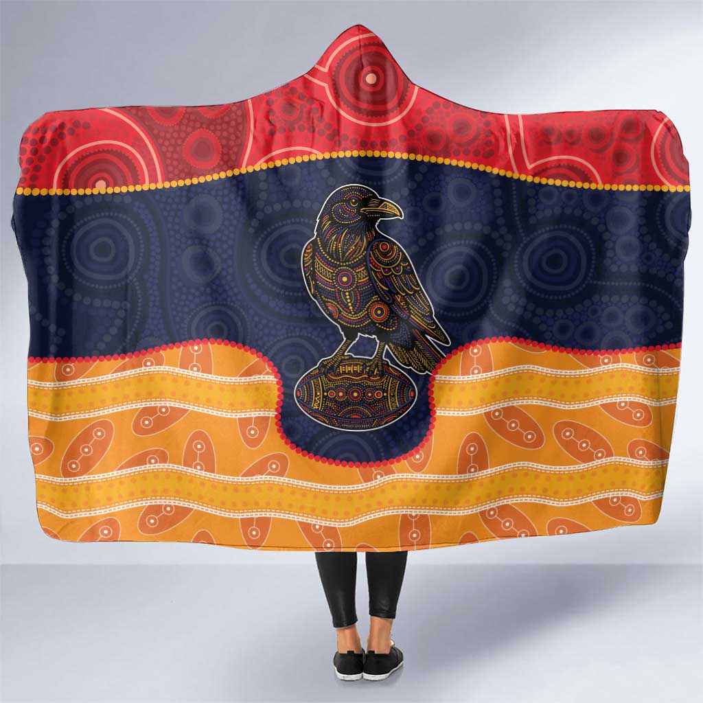 Adelaide Football Club Hooded Blanket Crow Spirit Animal