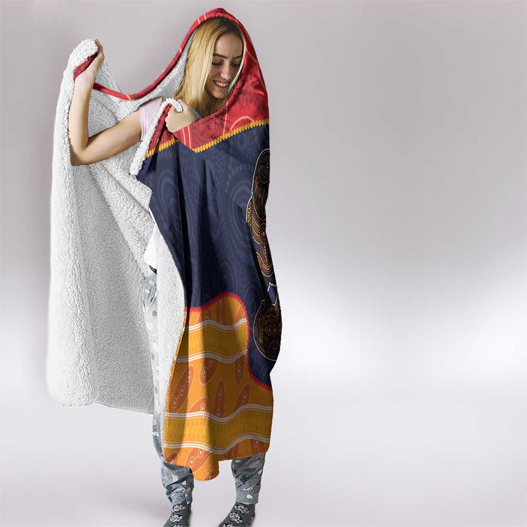Adelaide Football Club Hooded Blanket Crow Spirit Animal