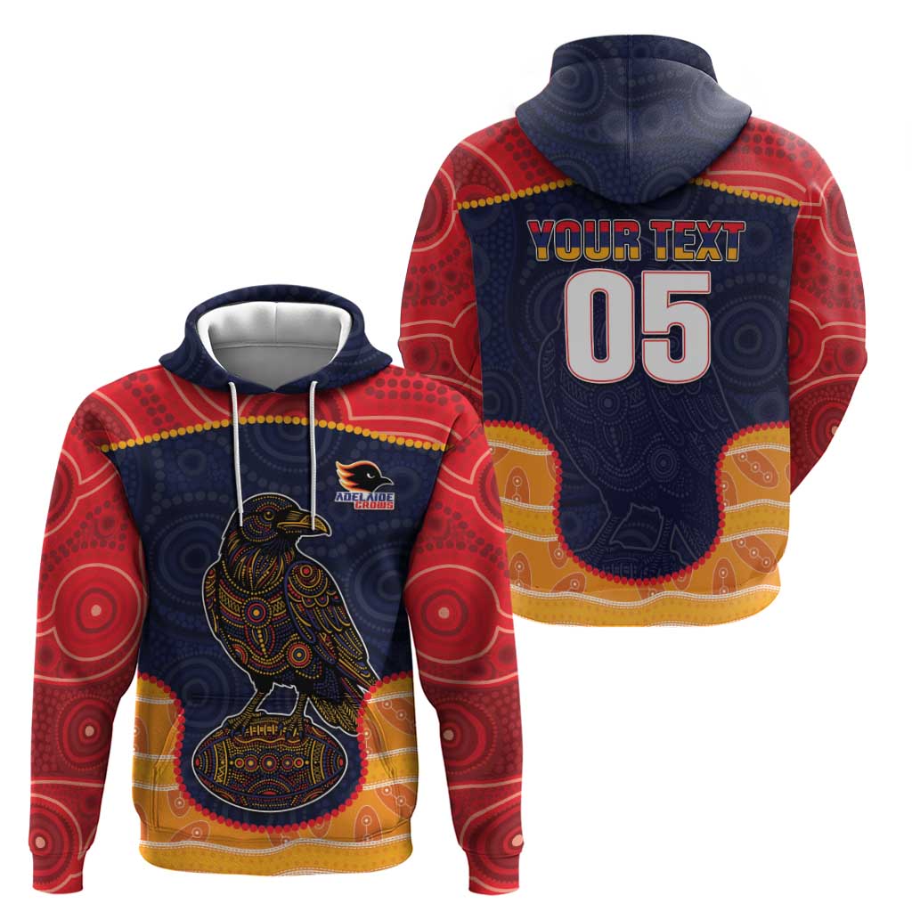 Custom Adelaide Football Club Hoodie Crow Spirit Animal