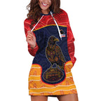 Custom Adelaide Football Club Hoodie Dress Crow Spirit Animal